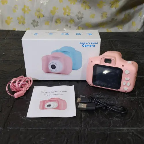 Kids HD Digital Camera – Rechargeable Battery Fun Filters & Games