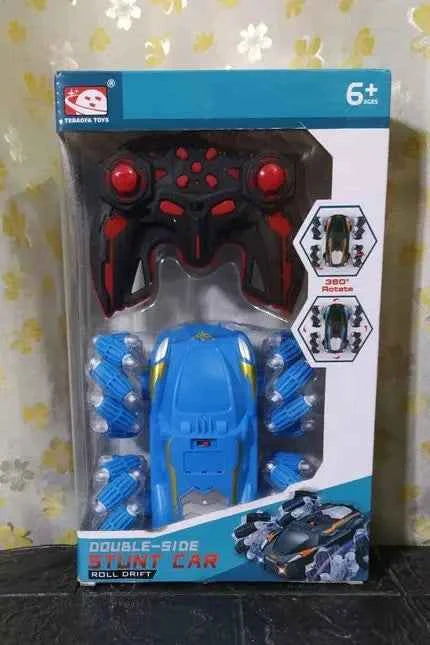 Remote Control Battery Operated Double-Side Stunt Car Roll Drift