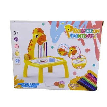 3-in-1 LED Projector Drawing Table for Kids