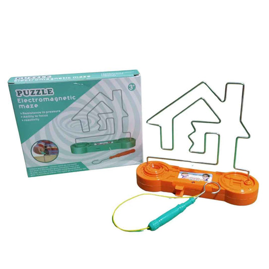 Electric Maze Game for Kids – Light & Sound Puzzle Toy