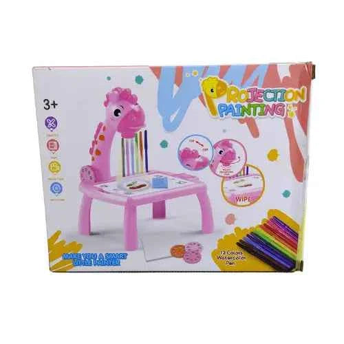 3-in-1 LED Projector Drawing Table for Kids