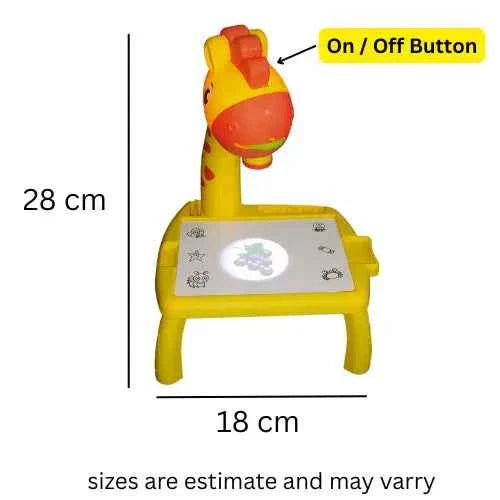 3-in-1 LED Projector Drawing Table for Kids