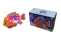 Fish Toy Cell Operated Transparent Light And Sound / Toys For Kids