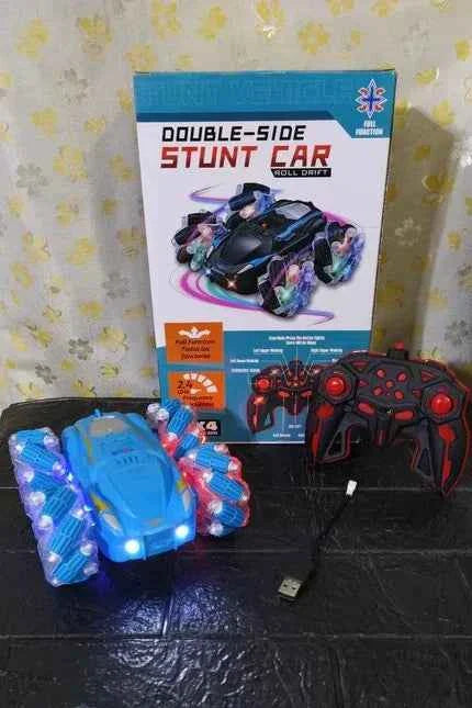 Remote Control Battery Operated Double-Side Stunt Car Roll Drift