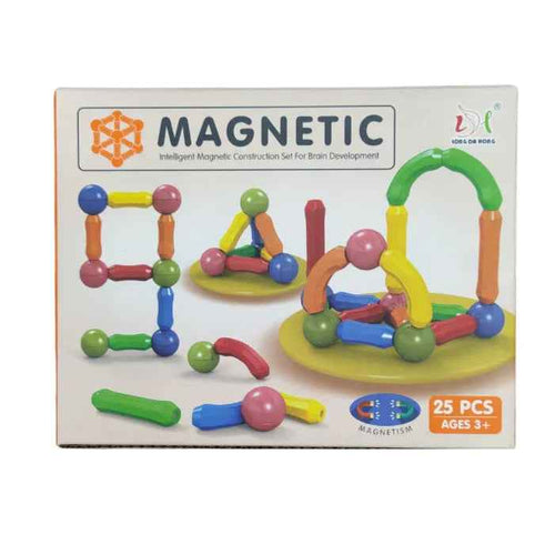 25 PCS Magnetic Blocks Toy Set – STEM Montessori Building Kit for Kids 3+