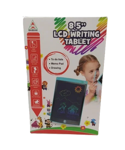 Writing Tab 8.5 " Multicolour Display Tab For kids & Adults / Erasable Tab / Used For Memo Pad, Drawing, to do lists etc